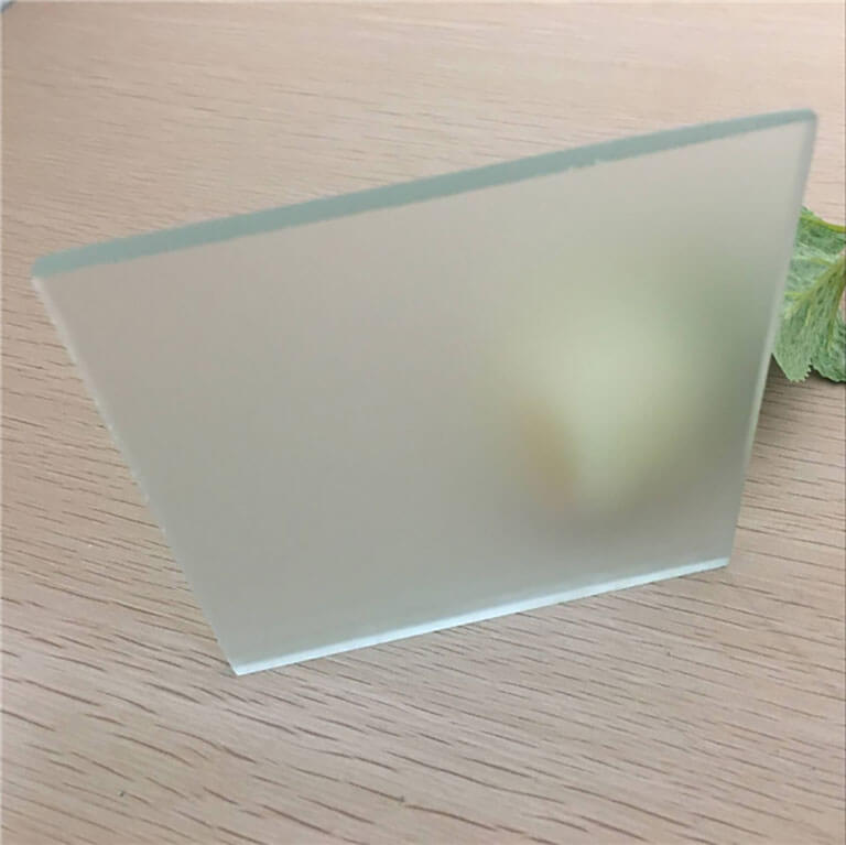 Smooth surface finger print proof acid etched glass suppliers