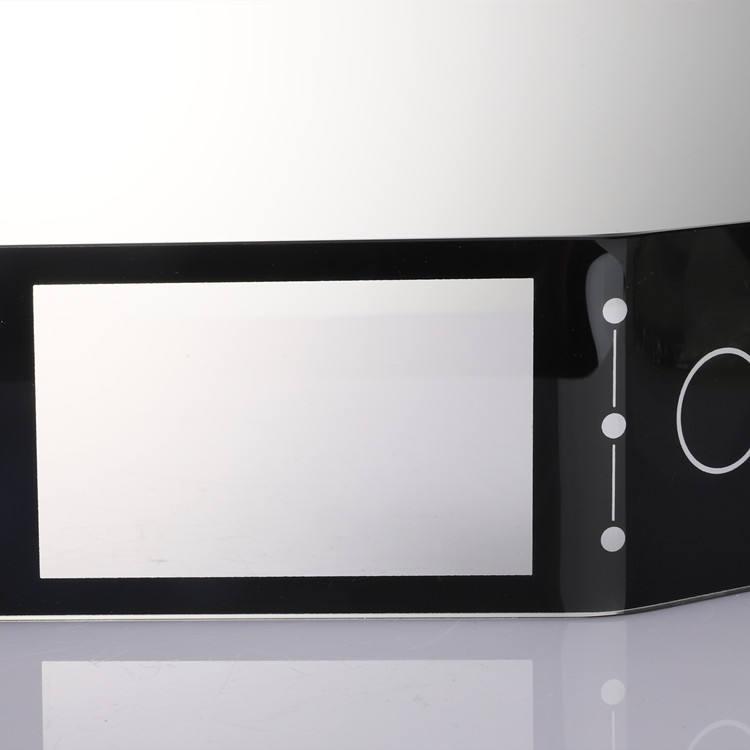 Curved Chemical Strengthened tempered touch glass panel for display