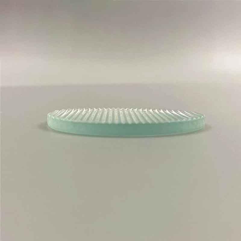 Spear Lens Linear Glass 3mm 4mm Patterned Tempered Glass for LED Lamp Shade