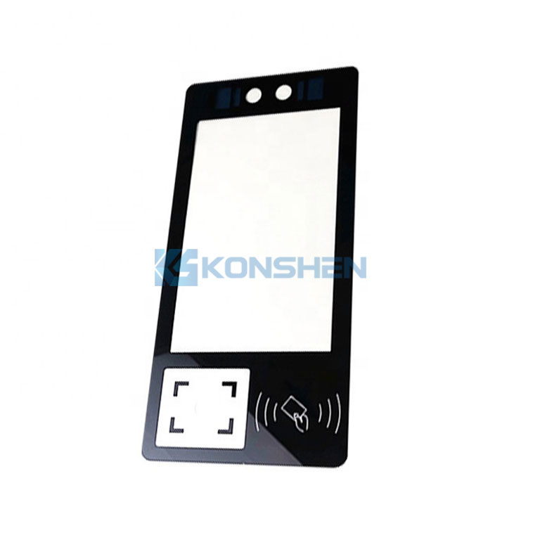 Access Control Card Toughened Glass Panel Silk Screen Printing Tempered Glass Panel