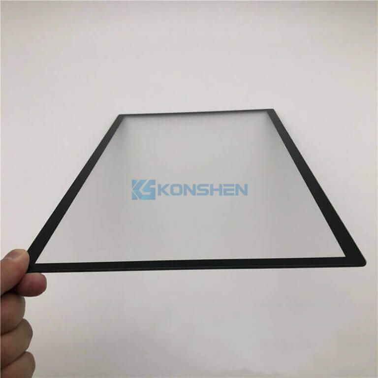 Hot Sale Silk Screen Printing Tempered Glass Panel For TV LCD Display Screen Protector