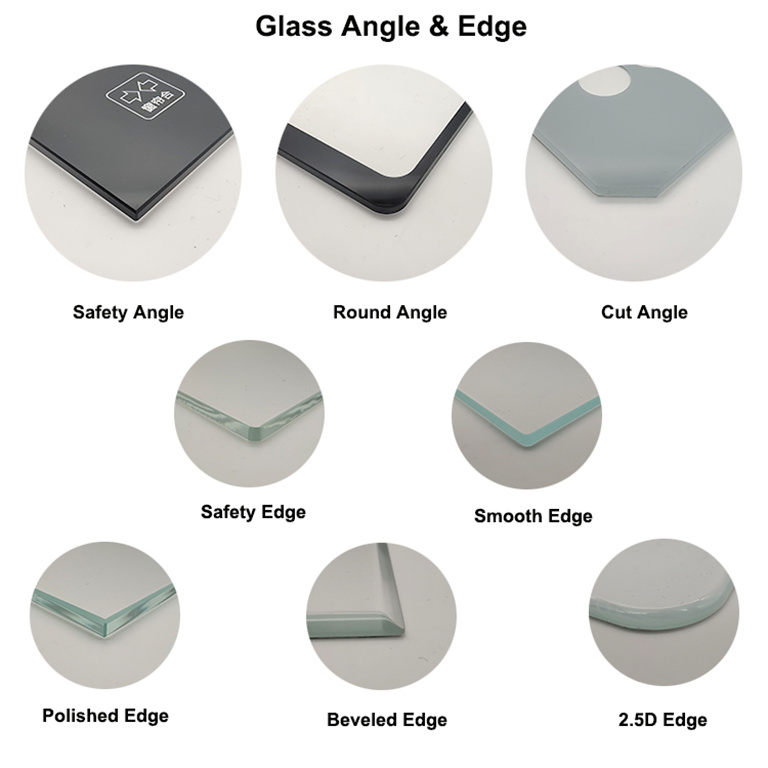Exact Size Smooth Edge 2mm 3mm Anti Glare Glass Factory Price Tempered Ag Clear Glass
