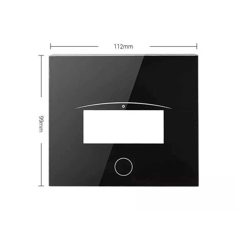 Custom Float Glass 2mm Protective Glass for Touch Panel Display