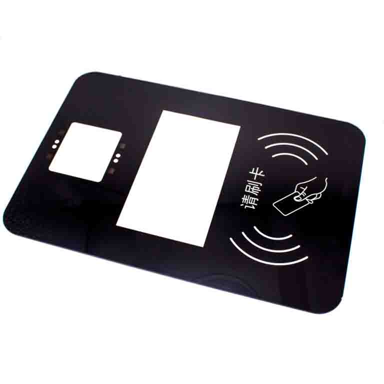 0.5-5mm thickness printed door control glass access control tempered glass panel