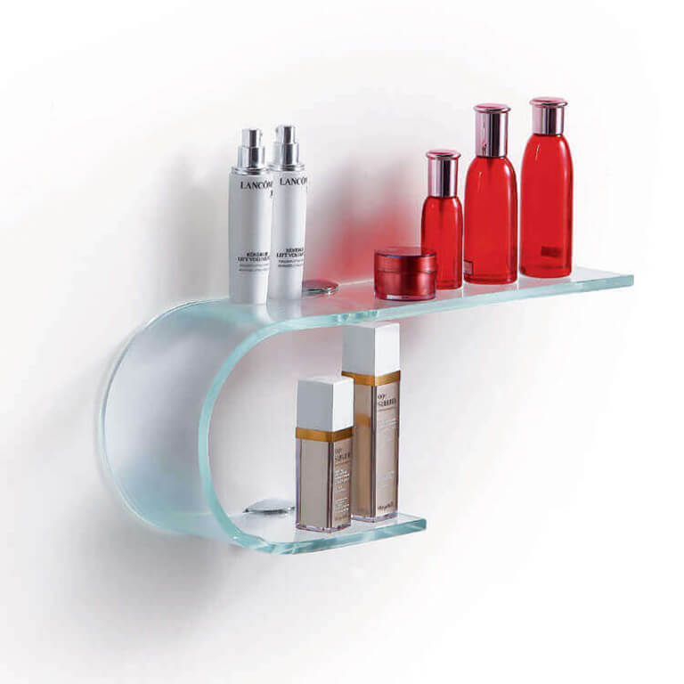 Bent Glass Shelf