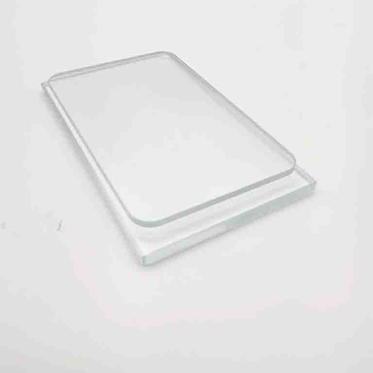 Tempered 2 mm 3 mm 4 mm Ultra Clear Glass Smooth Edge Low Iron Glass 91% High Transmittance Glass