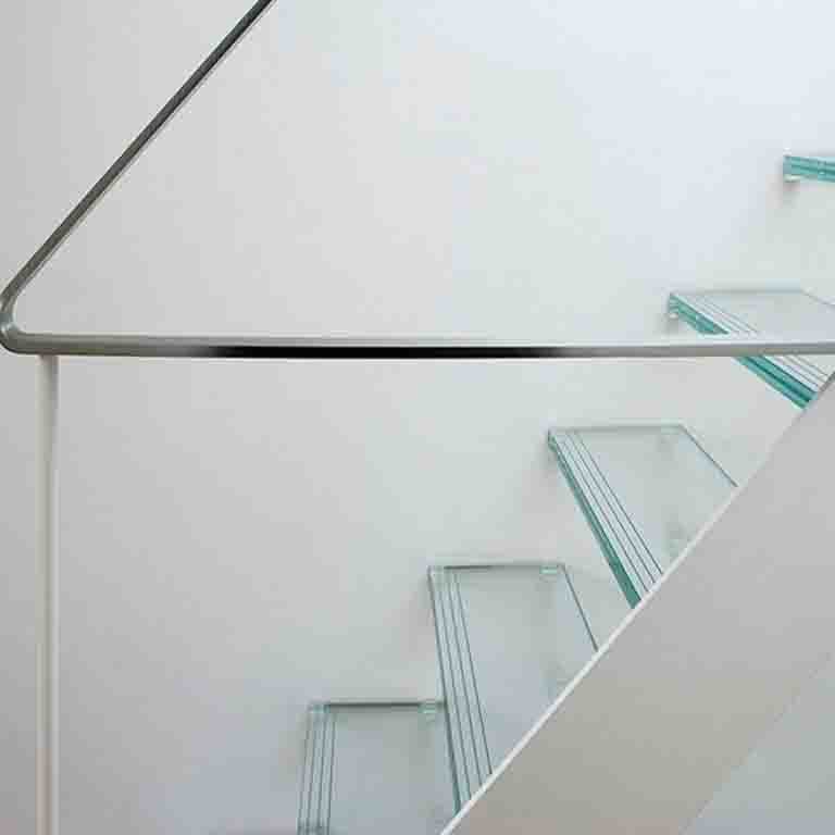 6.38 8.38 10.38 mm Clear Colored PVB SGP Film CE Certificate Stairs Railling Safety Tempered Laminated Glass