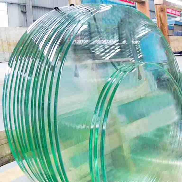 High quality clear round tempered glass table top, table top glass prices