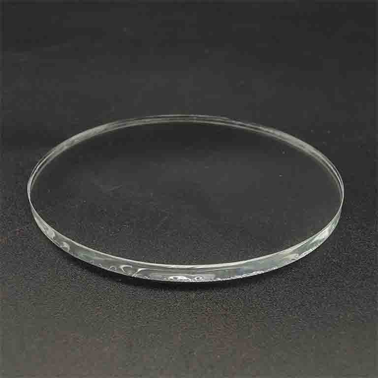 3mm Thick Ultra Clear Round Small Flat Tempered Glass