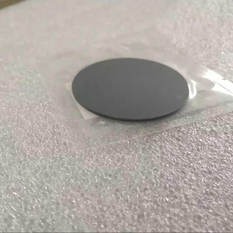 Indium tin oxide coated glass slide, square