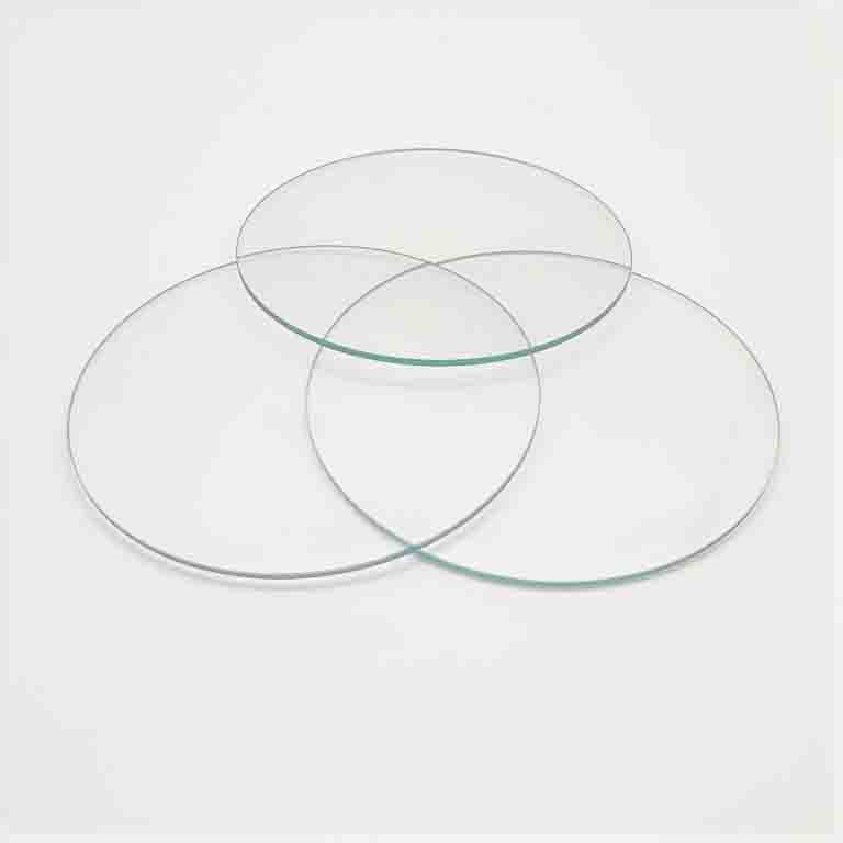 Cheap Price 1mm Thickness Clear Glass Custom 1mm Tempered Glass Round 1mm Glass Factory In Dongguan