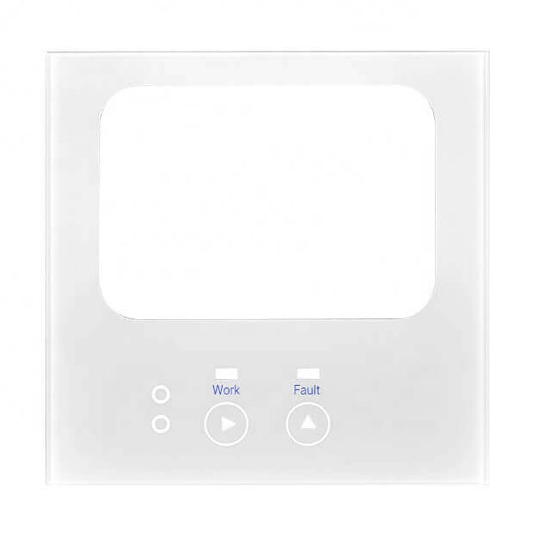US Standard White Crystal Glass Panel Wall Light Switch Touch Screen Glass Panel