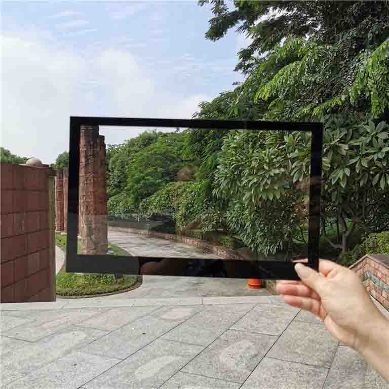 High Transparent Black Frame Printed 2mm Ultra Clear Glass Lcd Display Protection GLass