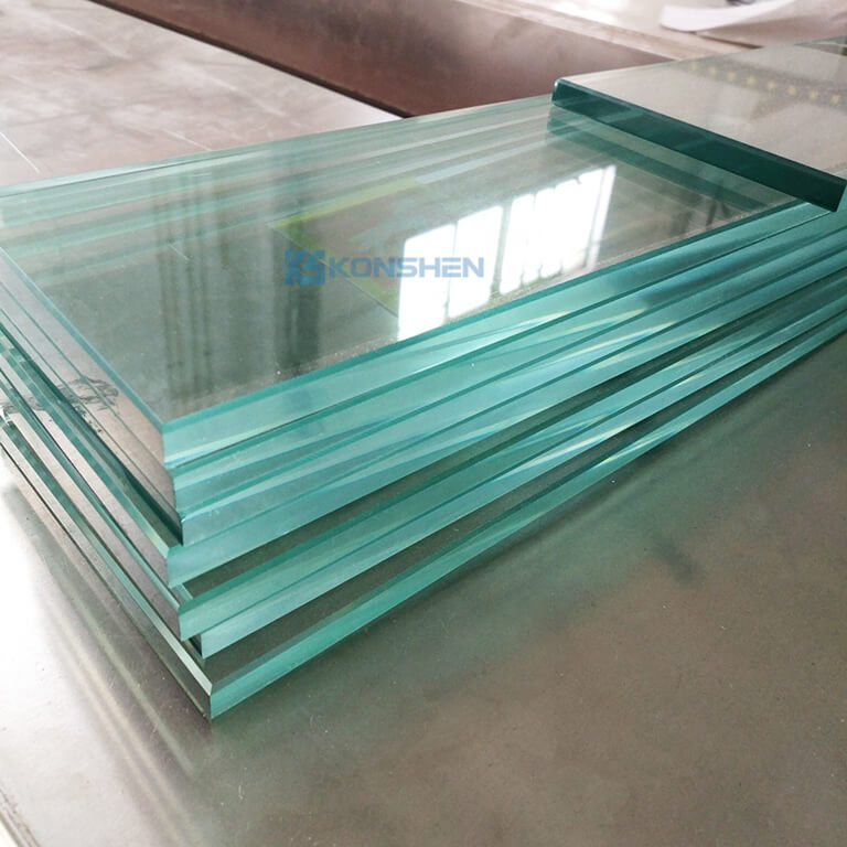 High Temperature Resistance Ultra Clear Tempered Glass For Heating Panel