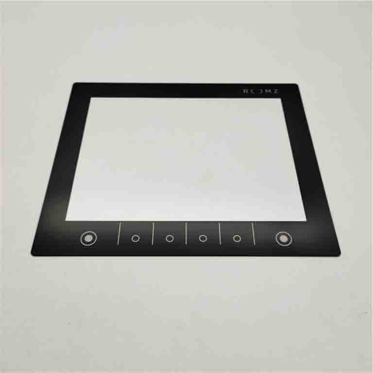 Ultra Thin 1mm Tempered Anti- Glare Glass Silk Screen Printing Touch Screen AG Glass