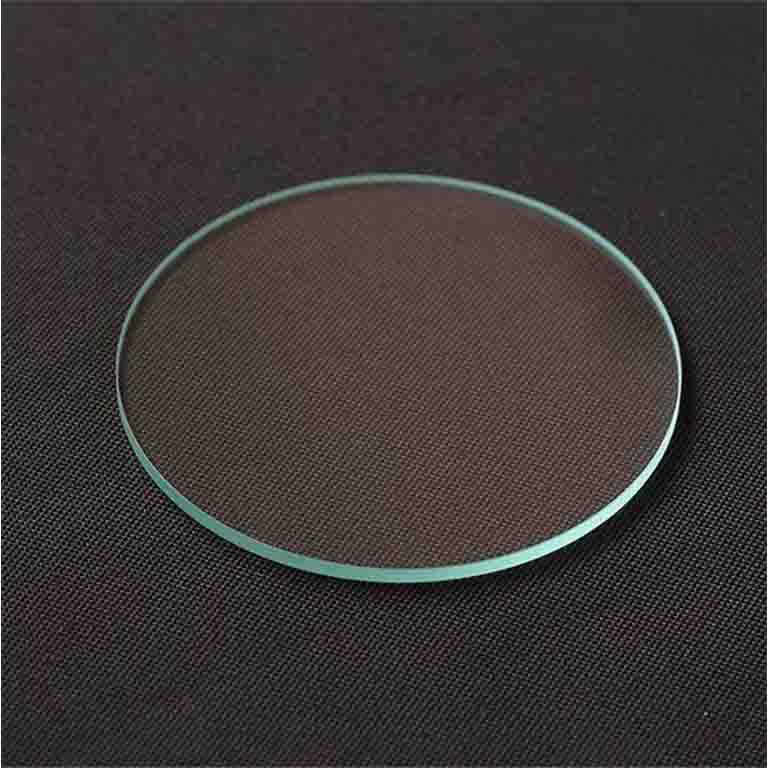 Ultra thin tempered round glass 1mm custom