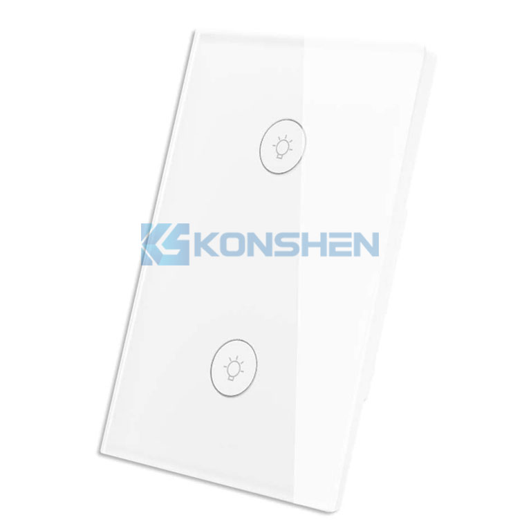 Custom Wall Socket Glass Switch Panel Light Switch Glass Electrical Touch Switch Toughened Glass Panel
