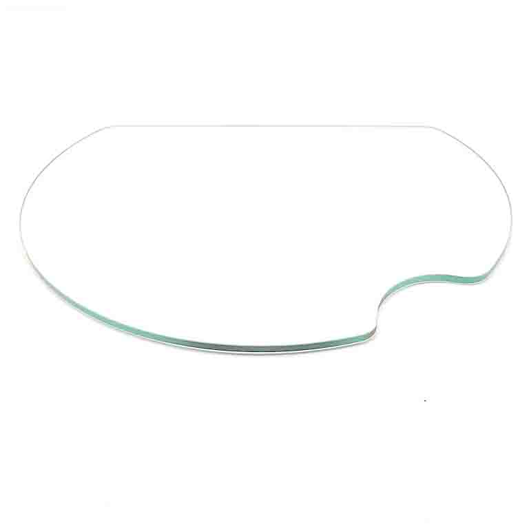 Custom CNC irregular shape tempered glass Factory price 3mm ceramic print glass