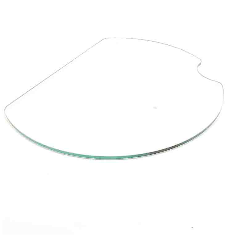 Custom CNC irregular shape tempered glass Factory price 3mm Low-Iron glass
