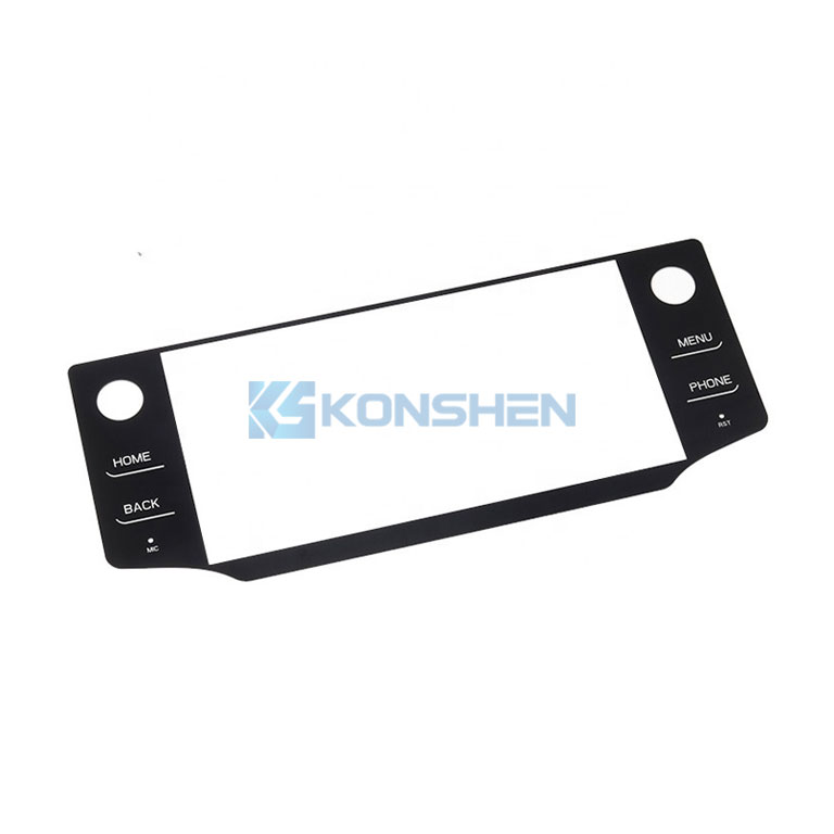 OEM 1mm Tempered Touch Panel Glass For Car Navigation