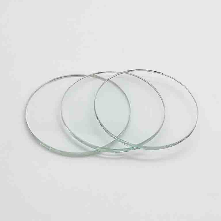 Factory Customizing 0.25-10mm Thickness Round Tempered Glass Sheet For Lighting Cover Glass Electrical Appliance Glass