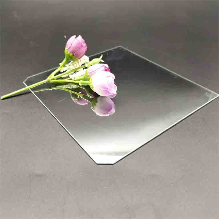 Custom 1mm 1.5mm 2mm 30r/70t 40r/60t teleprompter glass tempered half mirror effect autocue glass