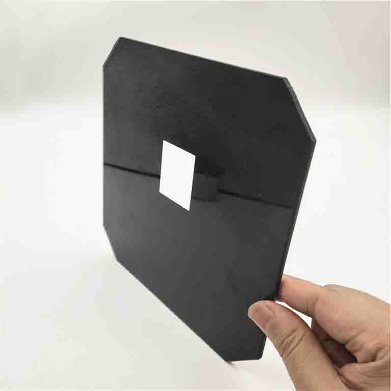 Black Ceramic Silk Printing Tempered Glass High Temperature Silk Printing Lighting Cover Glass