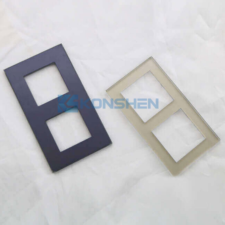 2mm 3mm 4mm 5mm 6mm One Gang One Way Toughened Switch Silk Printing Glass Panel