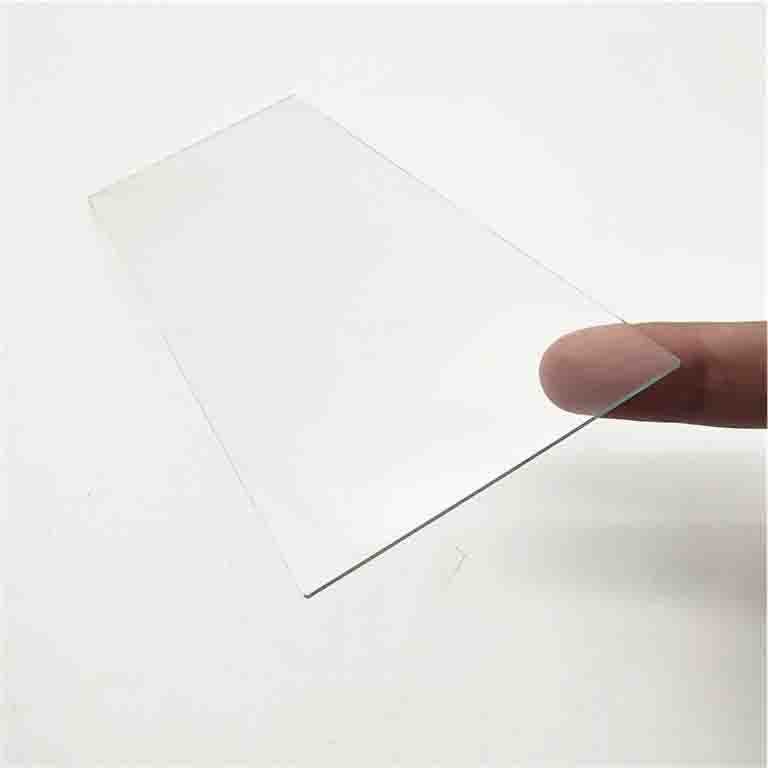 Customizing Tempered 1mm Clear Glass Sheet Optical Grade 1mm Display Cover Glass
