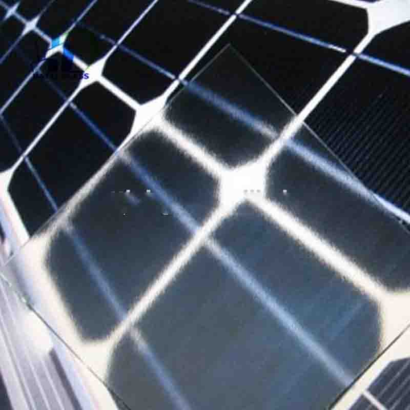 High transparent solar panel low iron tempered glass for building roof solar power system