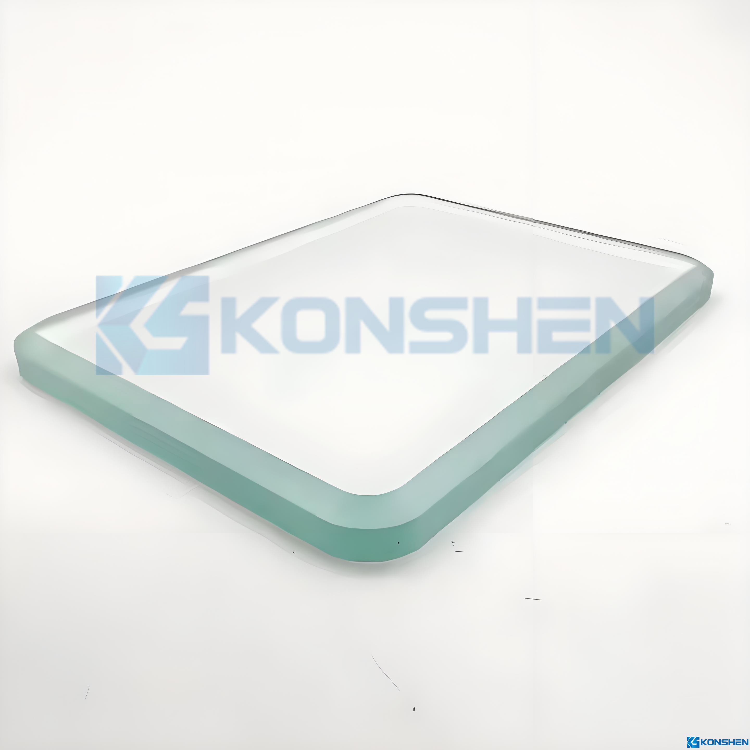 Customized 6mm IK09 Ultra Clear Tempered Glass with Chamfered Edges