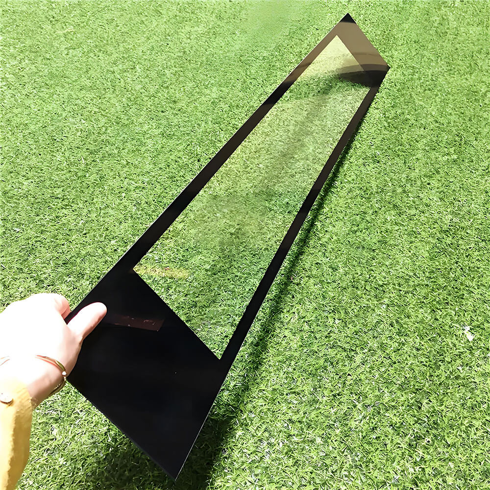 Customized 2mm 98% Transmittance Anti-Reflective Coating Tempered Glass For HMI Touch Panel