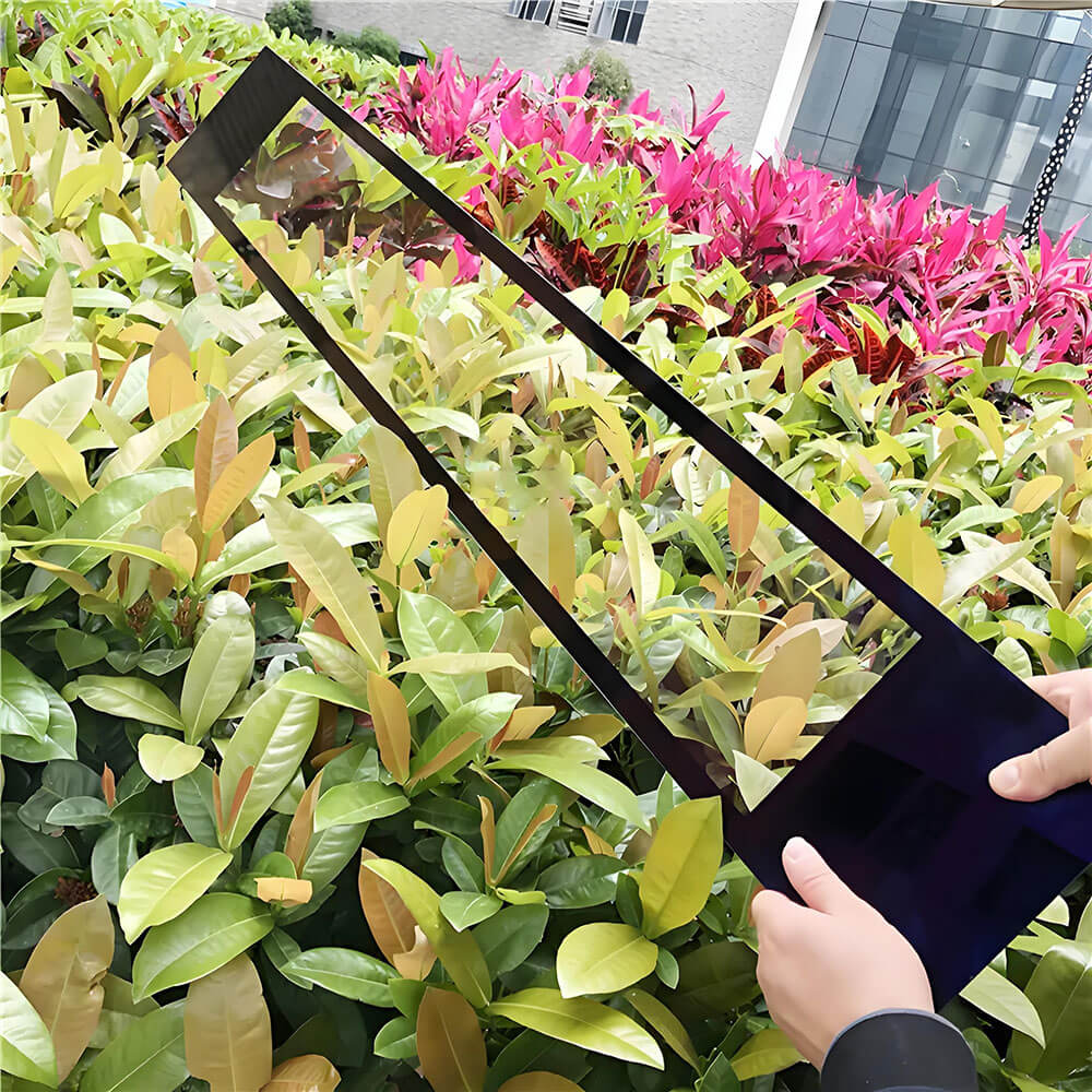 Customized 2mm 98% Transmittance Anti-Reflective Coating Tempered Glass For HMI Touch Panel