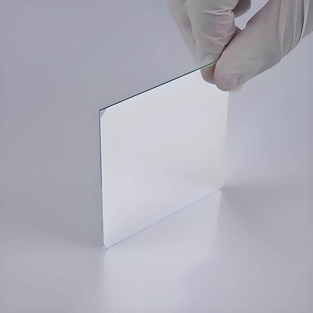  Customized High-Quality Semi Transparent Half Mirror Coating Tempered Glass For Optical Use