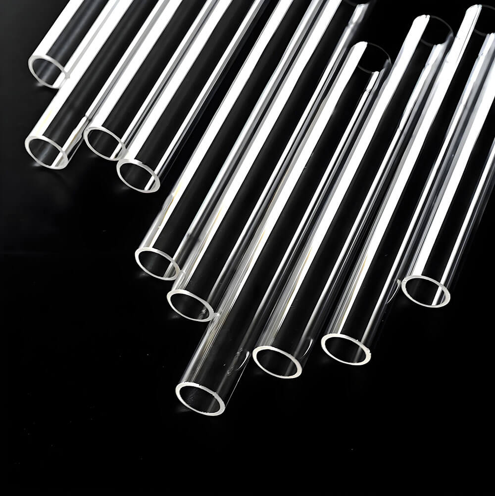 99.9% Purity High Transparent Heat Resistant Quartz Glass Tube for Lab