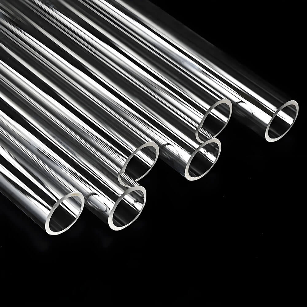 99.9% Purity High Transparent Heat Resistant Quartz Glass Tube for Lab