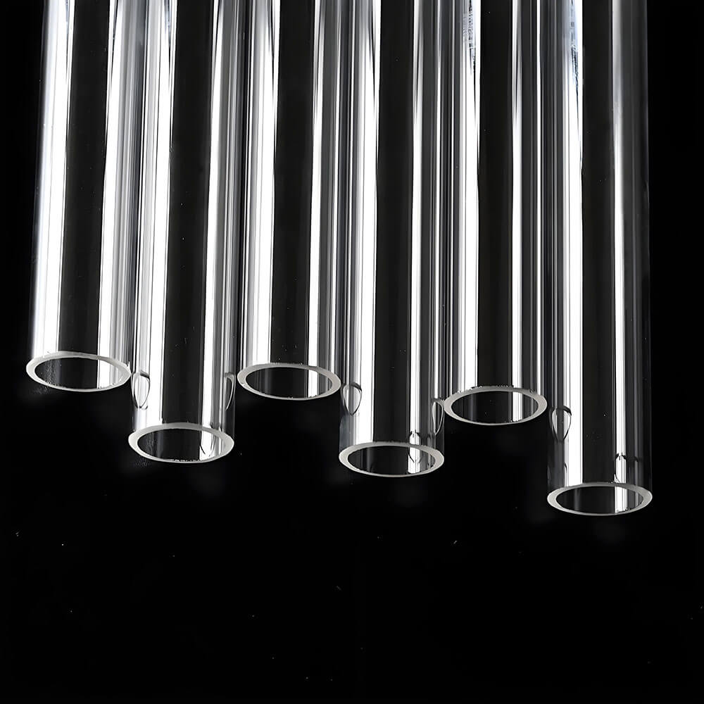 99.9% Purity High Transparent Heat Resistant Quartz Glass Tube for Lab